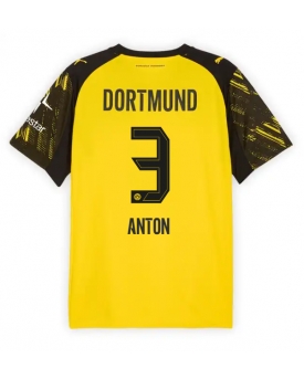 Billige Fotballdrakt Borussia Dortmund Waldemar Anton #3 Replika Hjemmedrakt 2025-26 Kortermet